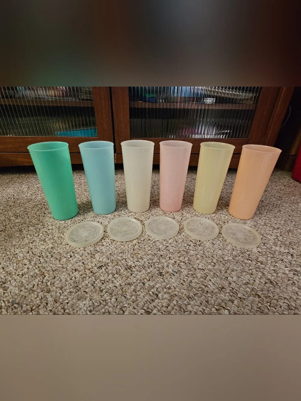Tupperware Pastel Cups